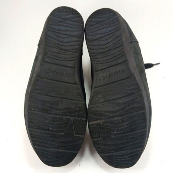 Vionic Women's Shawna Black Nutbuck Ankle Boot Orthopedic Zip Ankle 9 Wide...... - Picture 11 of 14